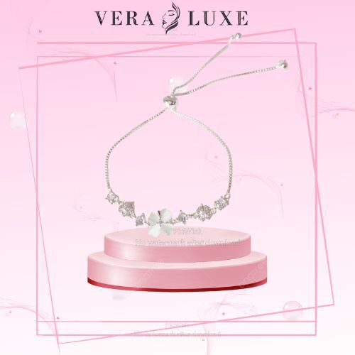 Lắc tay bạc nữ cỏ 4 lá may mắn